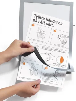 Självhäftande magnetram DURAFRAME A6 svart 2/fp