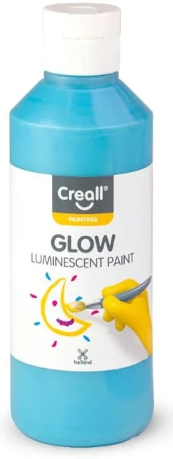 Självlysande färg CREALL 250ml Blå