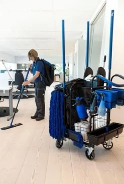 Skaft Teleskop VIKUR 180cm blå