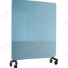Skrivtavla Lintex Mobile Fabric, 1500x1960mm, Isblå, svart stativ