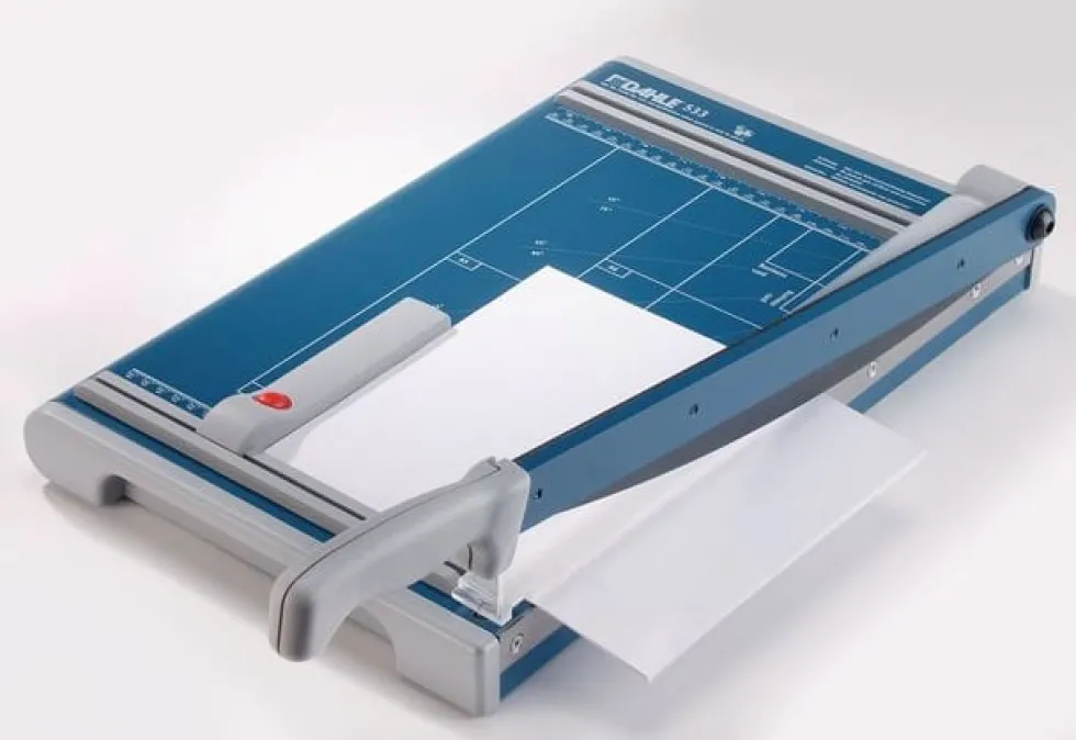 Skärmaskin DAHLE 533 A4, giljotin 340mm, 7ark