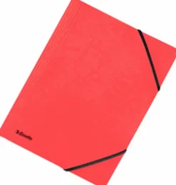 Snoddmapp A4 u.klaff röd