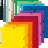 Snoddmapp EXACOMPTA FSC Presspan A4, 3-klaff, 250 ark, 400g, gul