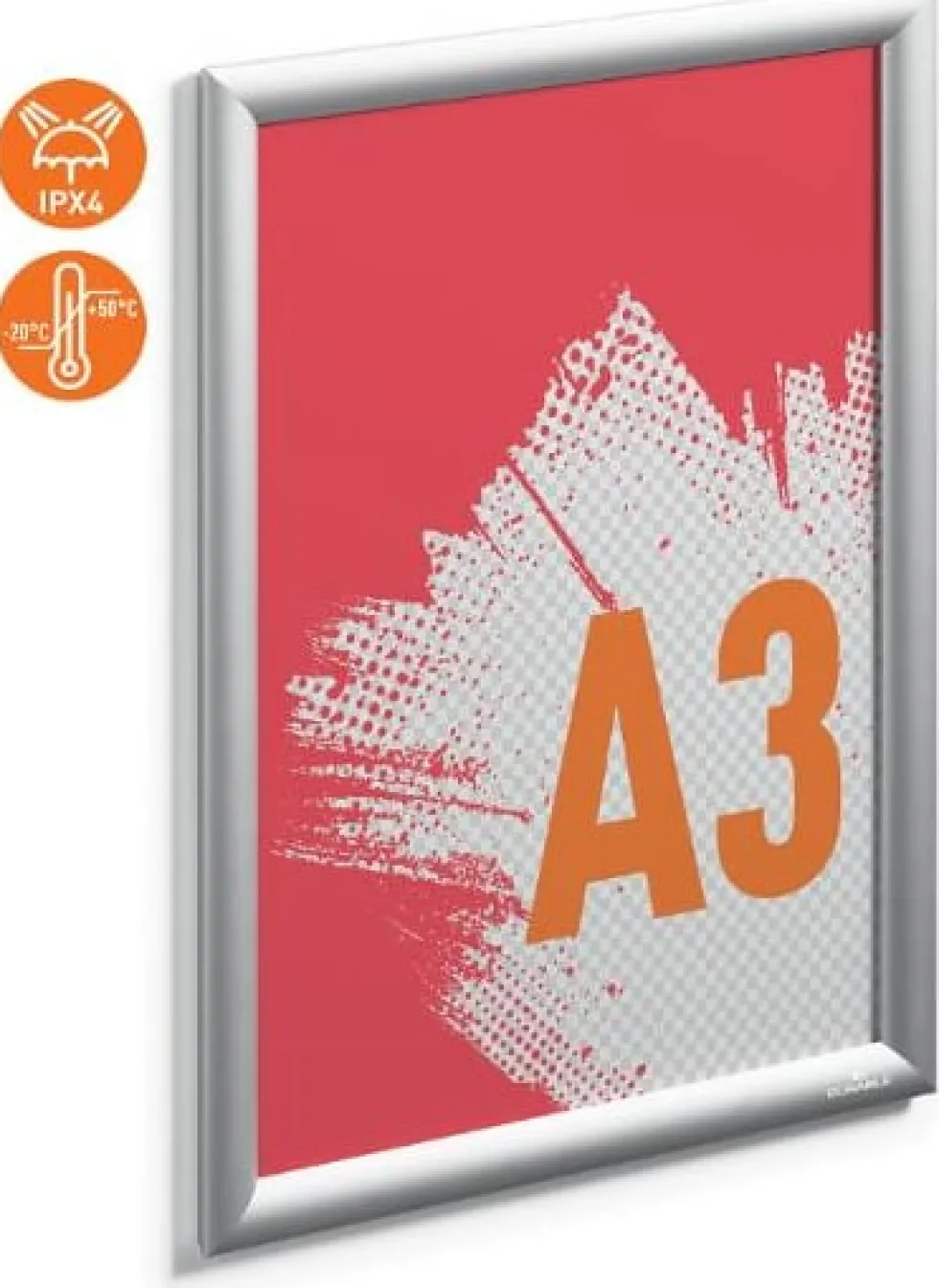 Snäppram DURABLE utomhus A3