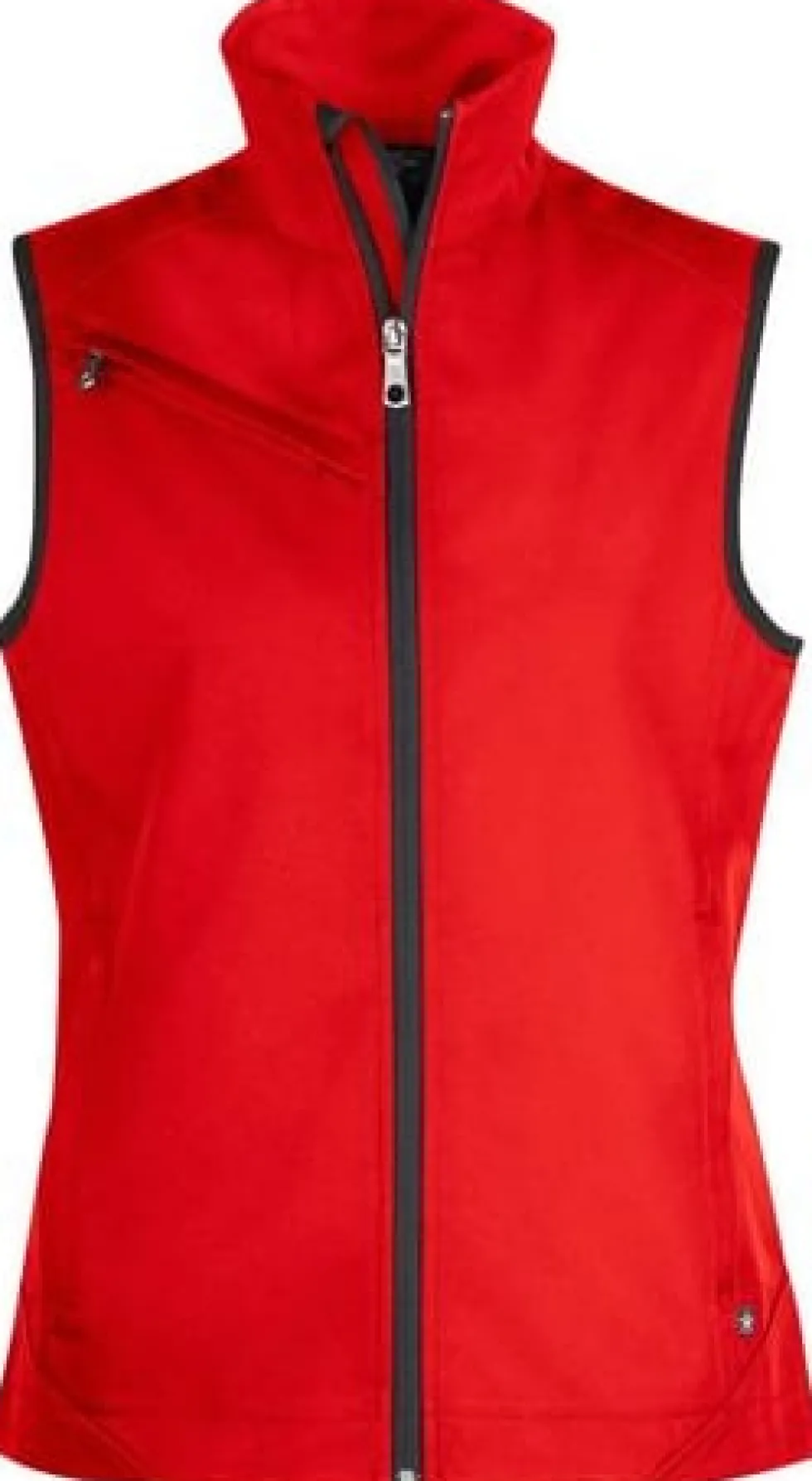 Softshellväst TEXSTAR WV79 dam röd 2XL