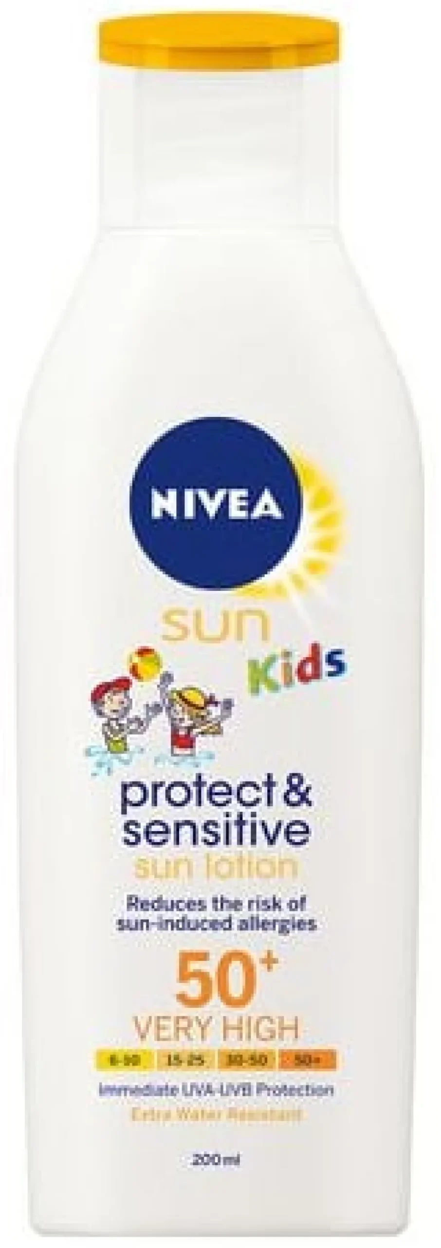 Solskydd NIVEA Kids 50+ 200ml