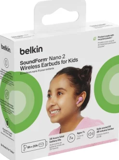 Soundform Nano2 True Wireless Earbuds, Pink