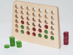 Spel 4 i rad trä