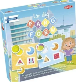 Spel Lär dig om färg och form 3+