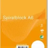 Spiralblock FORMAT A6 60g 100bl linj