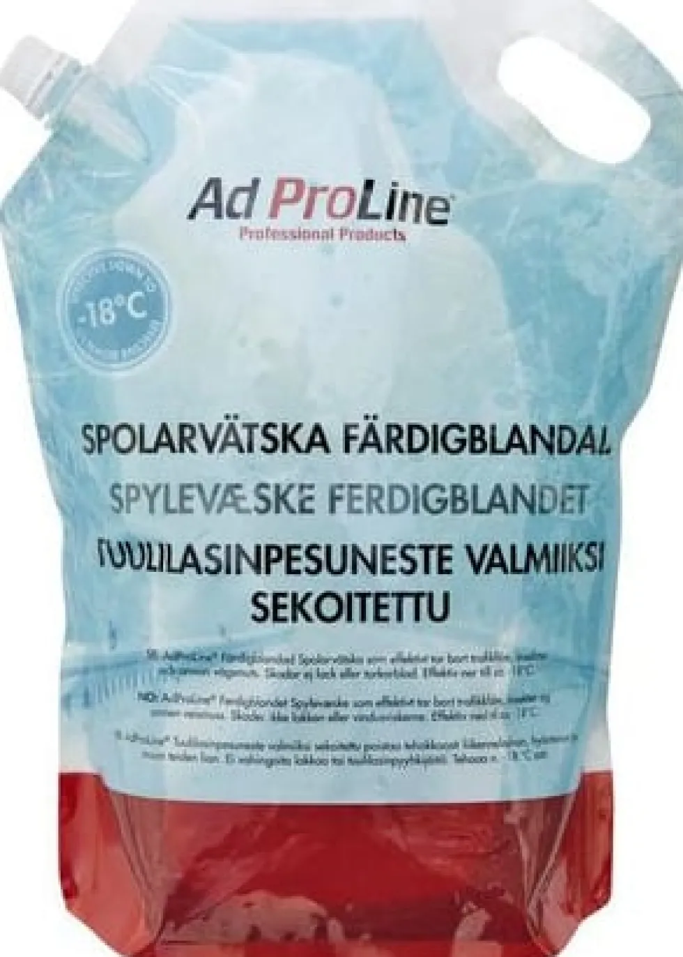 Spolarvätska AD PROLINE färdigblandad 3L