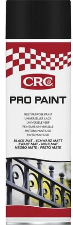 Sprayfärg CRC Matt Svart 500ml