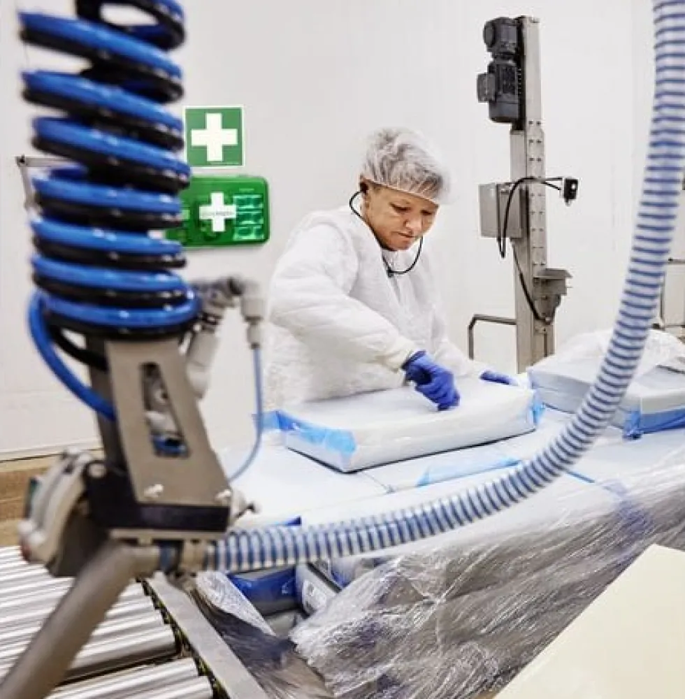 Sårvårdsautomat CEDERROTH Wound Care (blå)