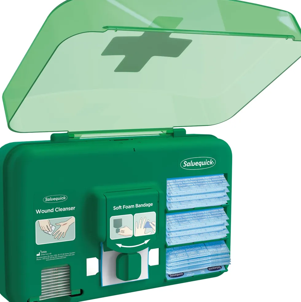 Sårvårdsautomat CEDERROTH Wound Care (blå)