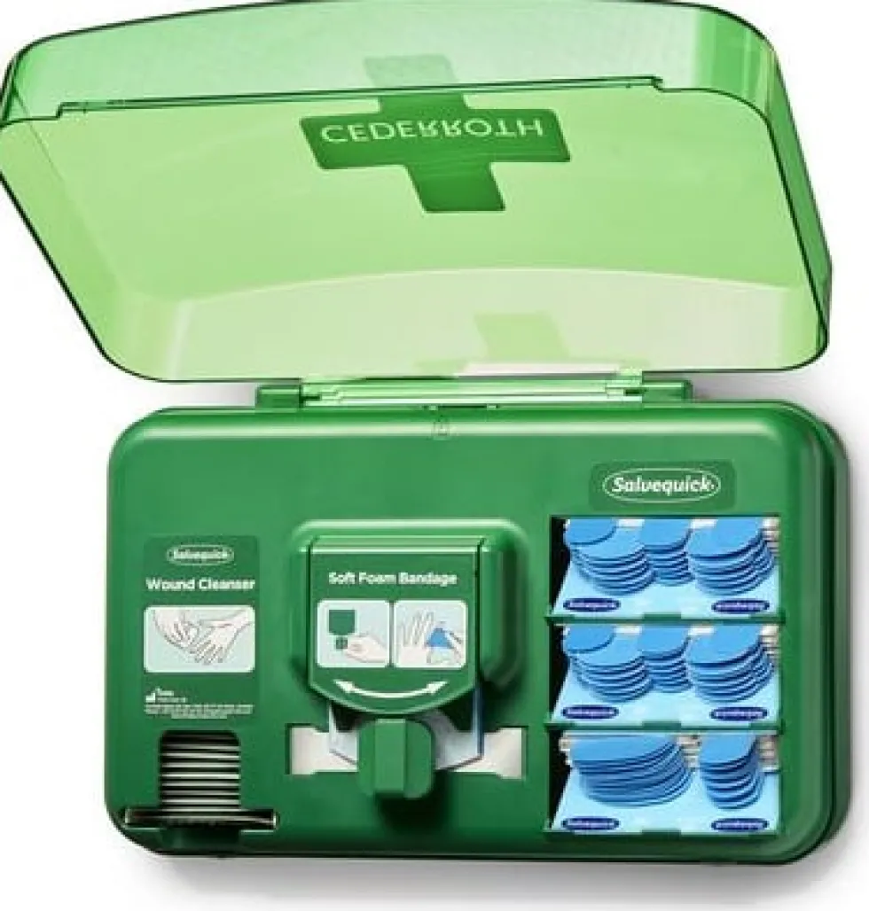 Sårvårdsautomat CEDERROTH Wound Care (blå)