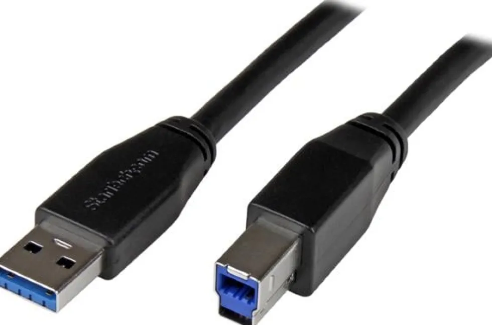 StarTech Aktiv USB 3.0 USB-A till USB-B-kabel - 10 m - USB-kabel