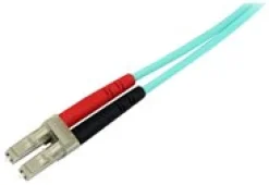 Startech Aqua OM4 Duplex Multimode Fiber - 1m / 3 ft - 100 Gb