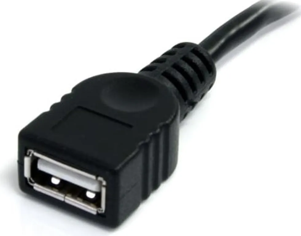 StarTech.com 91 cm svart USB 2.0-förlängningskabel A till A 