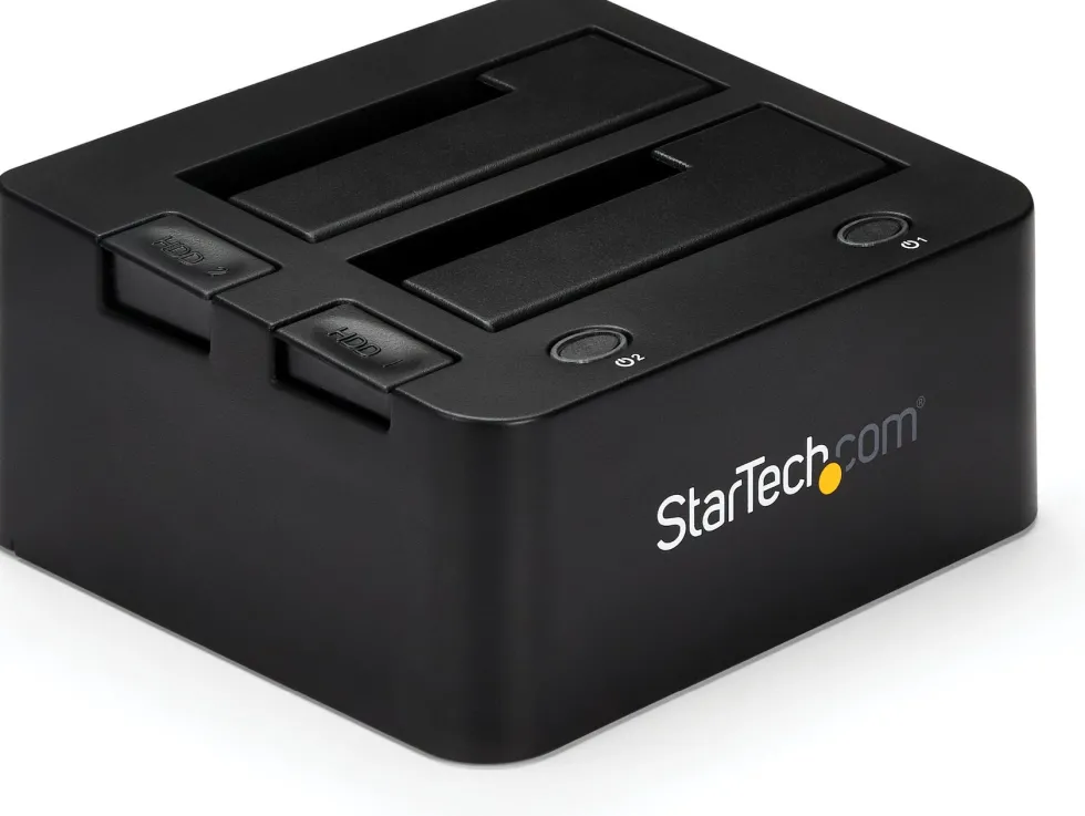 StarTech.com Dual-Bay USB 3.0 to SATA and IDE Hard Drive Docking