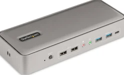 StarTech.com Dual-Laptop USB-C KVM Docking Station, Dual Monitor