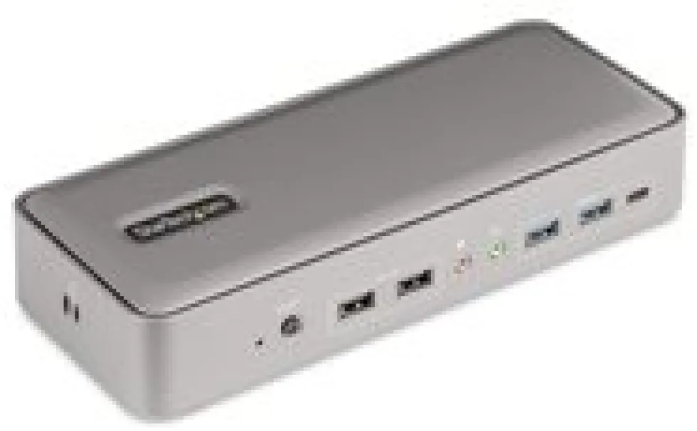 StarTech.com Dual-Laptop USB-C KVM Docking Station, Dual Monitor