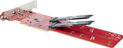 StarTech.com Dual M.2 PCIe SSD Adapter Card, x8 / x16 Dual NVMe