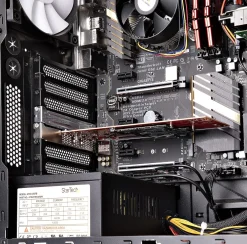 StarTech.com Dual M.2 PCIe SSD Adapter Card, x8 / x16 Dual NVMe