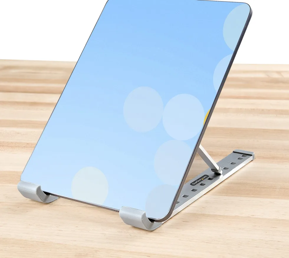 StarTech.com Foldable Laptop Riser Stand, Portable Height