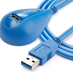 StarTech.com 5 ft Desktop SuperSpeed USB 3.0 Extension Cable - A