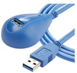 StarTech.com 5 ft Desktop SuperSpeed USB 3.0 Extension Cable - A
