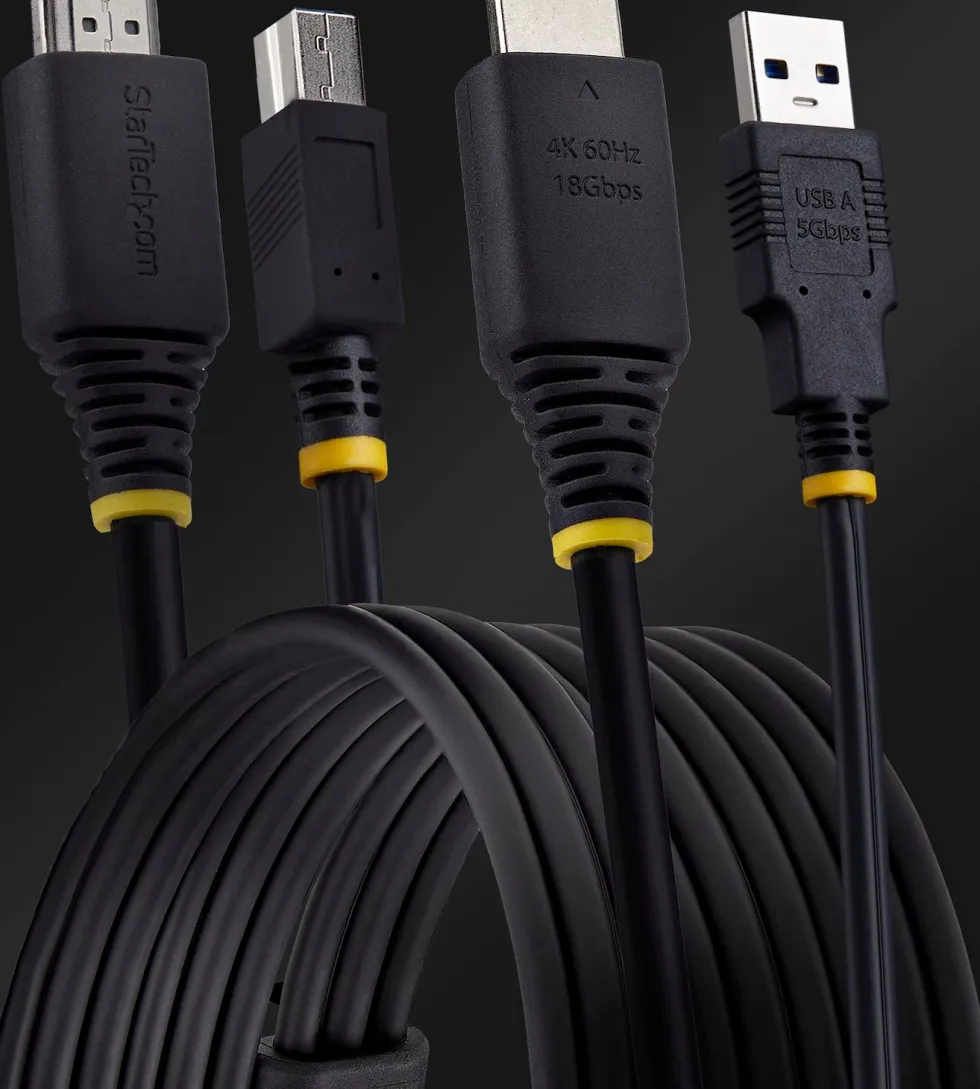 StarTech.com 6ft (1.8m) HDMI and USB 5Gbps KVM Cable