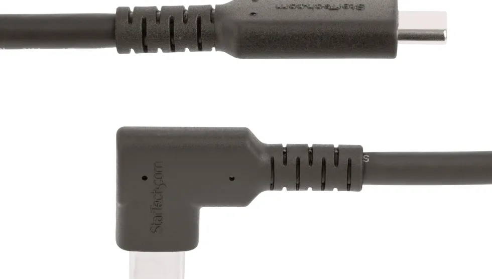 StarTech.com 6ft (2m) Rugged Right Angle USB-C Cable, USB 3.2