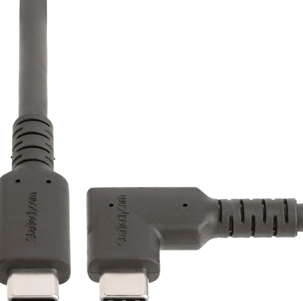 StarTech.com 6ft (2m) Rugged Right Angle USB-C Cable, USB 3.2