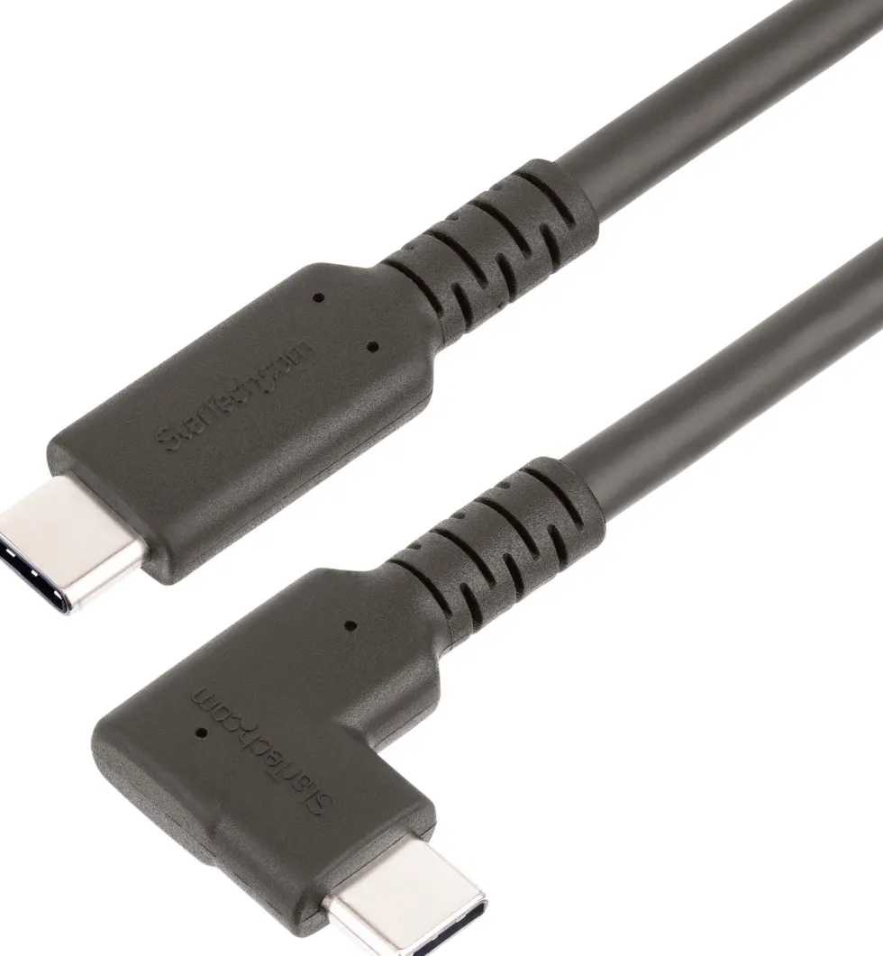 StarTech.com 6ft (2m) Rugged Right Angle USB-C Cable, USB 3.2