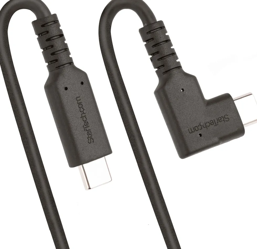StarTech.com 6ft (2m) Rugged Right Angle USB-C Cable, USB 3.2