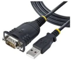StarTech.com 3ft (1m) USB to Serial Cable, DB9 Male RS232 to USB