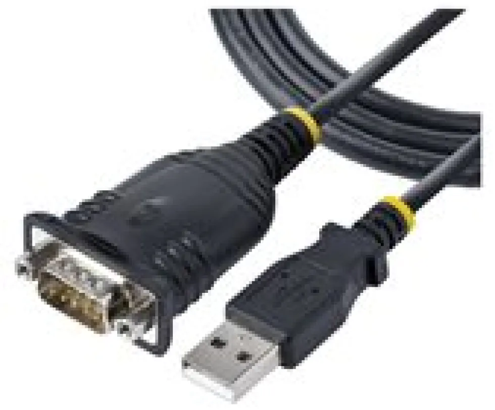 StarTech.com 3ft (1m) USB to Serial Cable, DB9 Male RS232 to USB