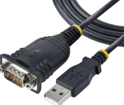 StarTech.com 3ft (1m) USB to Serial Cable, DB9 Male RS232 to USB