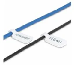 StarTech.com 3.5in (9cm) Cable Labels, 100 Pack White,