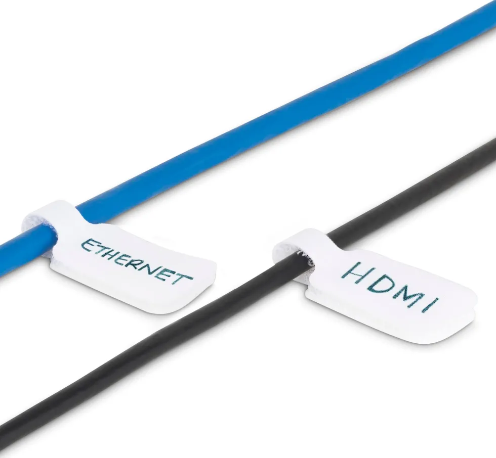 StarTech.com 3.5in (9cm) Cable Labels, 100 Pack White,