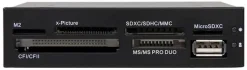 StarTech.com Intern USB 2.0-multi-kortläsare/skrivare - SD
