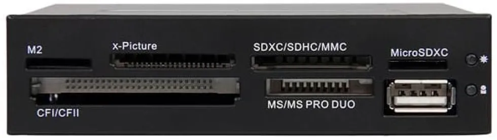 StarTech.com Intern USB 2.0-multi-kortläsare/skrivare - SD