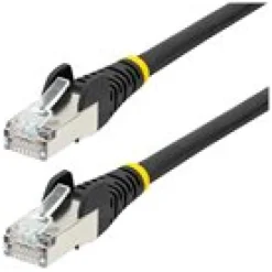 StarTech.com 3m CAT6a Ethernet Cable - Black - Low Smoke Zero