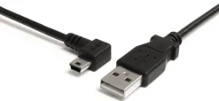 StarTech.com Mini USB-kabel - A till vänstervinklad Mini B
