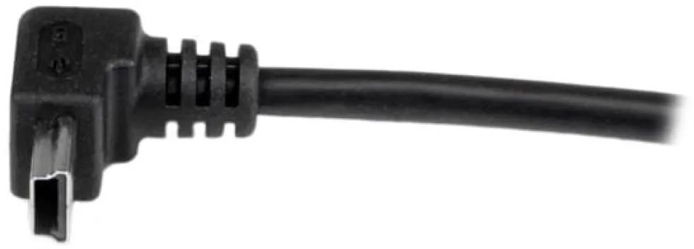 StarTech.com 1m Mini USB Cable Cord - A to Up Angle Mini B - Up