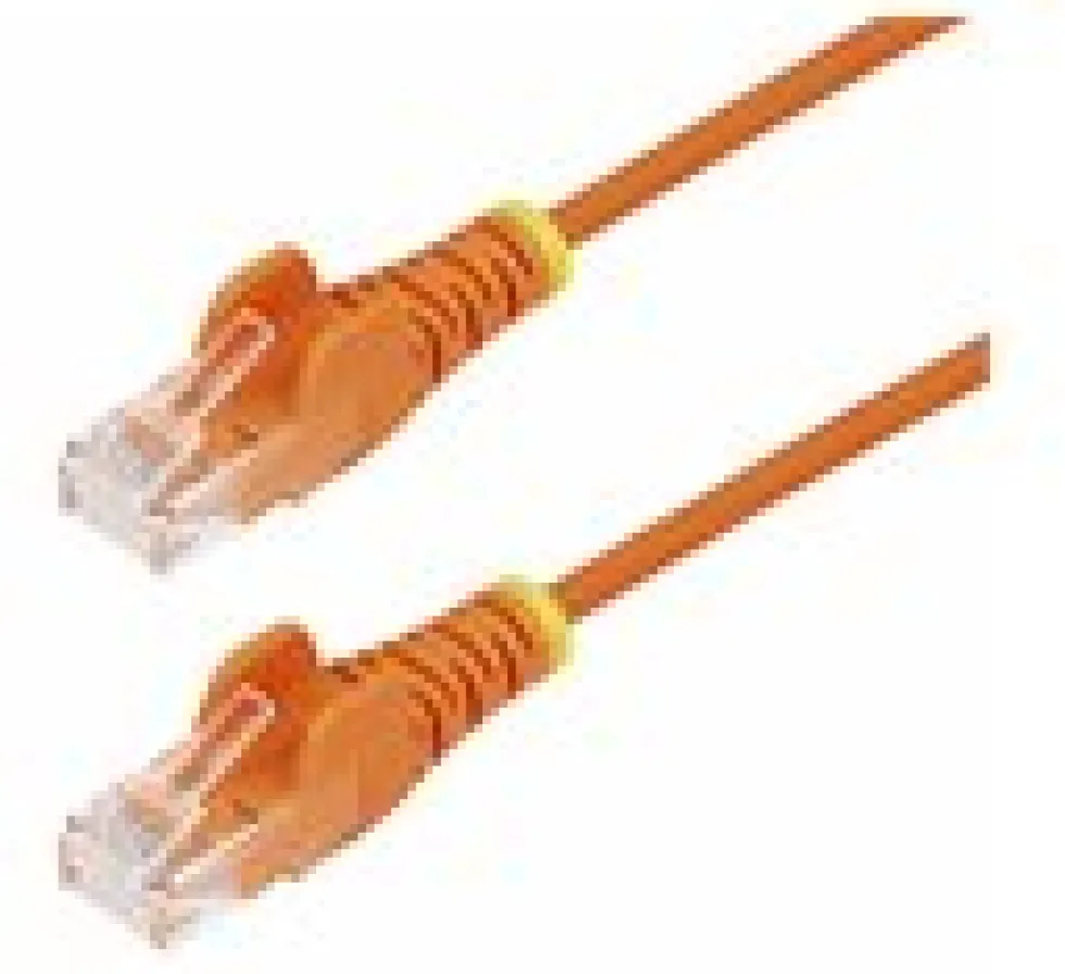 StarTech.com 3m Orange Slim CAT6 Ethernet Cable, Snagless,