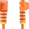 StarTech.com 5m Orange Slim CAT6 Ethernet Cable, Snagless,