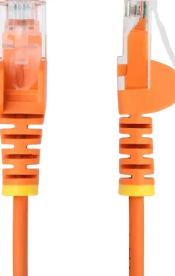 StarTech.com 5m Orange Slim CAT6 Ethernet Cable, Snagless,