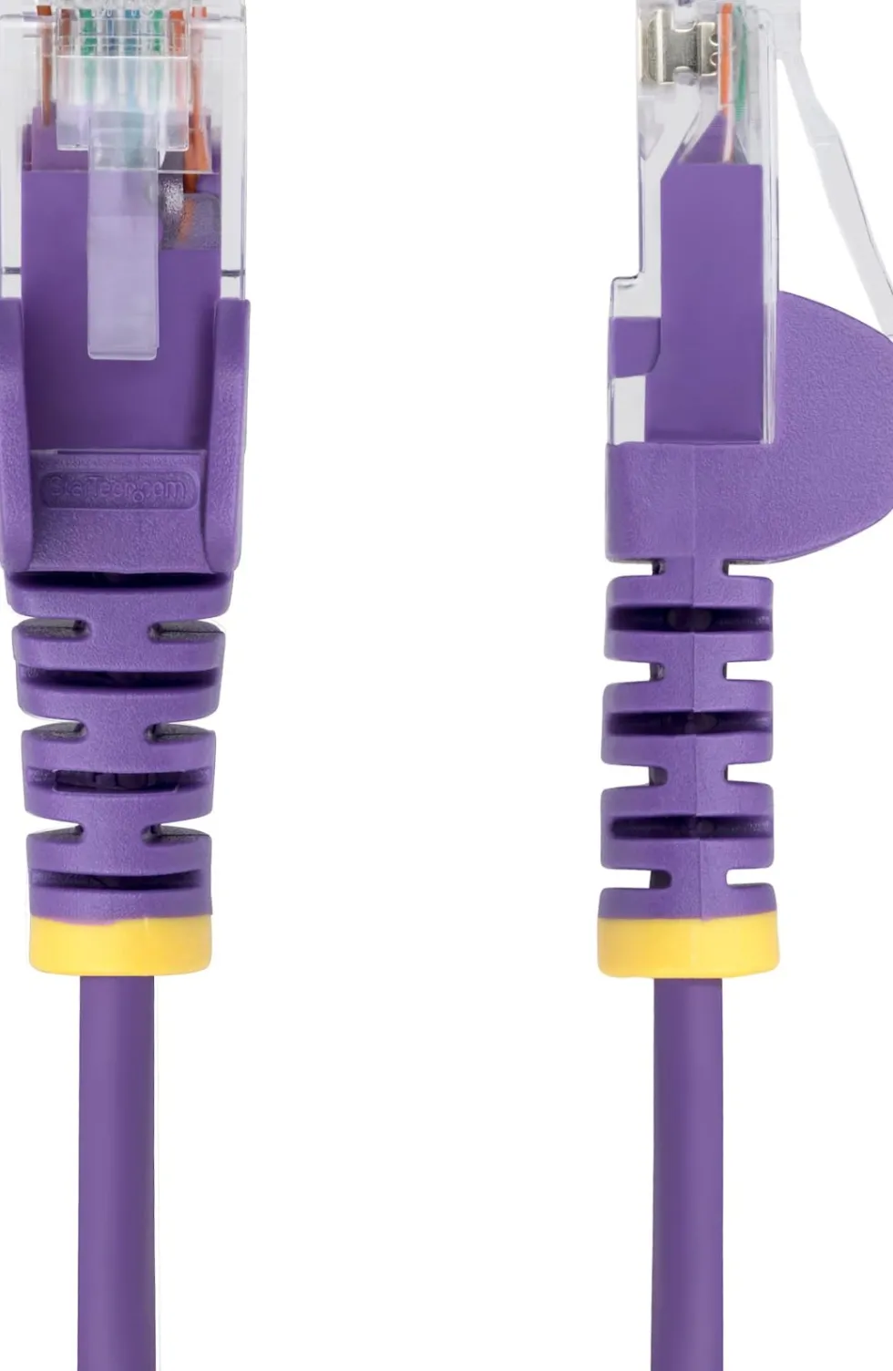 StarTech.com 2m Purple Slim CAT6 Ethernet Cable, Snagless,