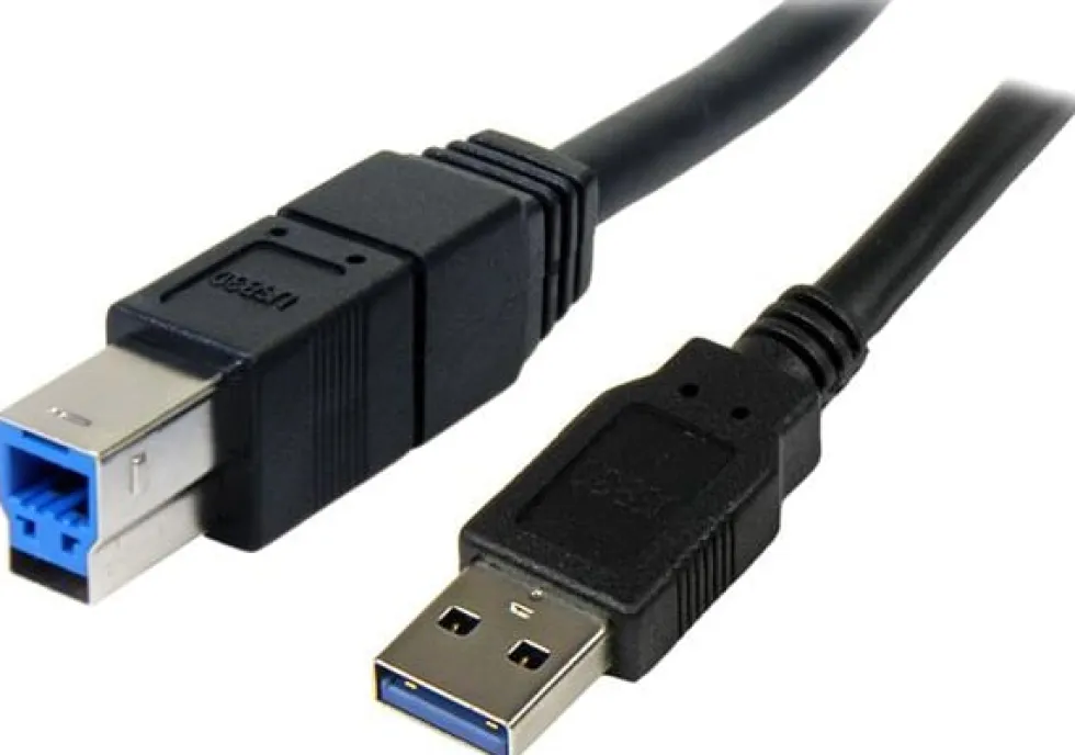 StarTech.com 3 m svart SuperSpeed USB 3.0-kabel A till B M/M